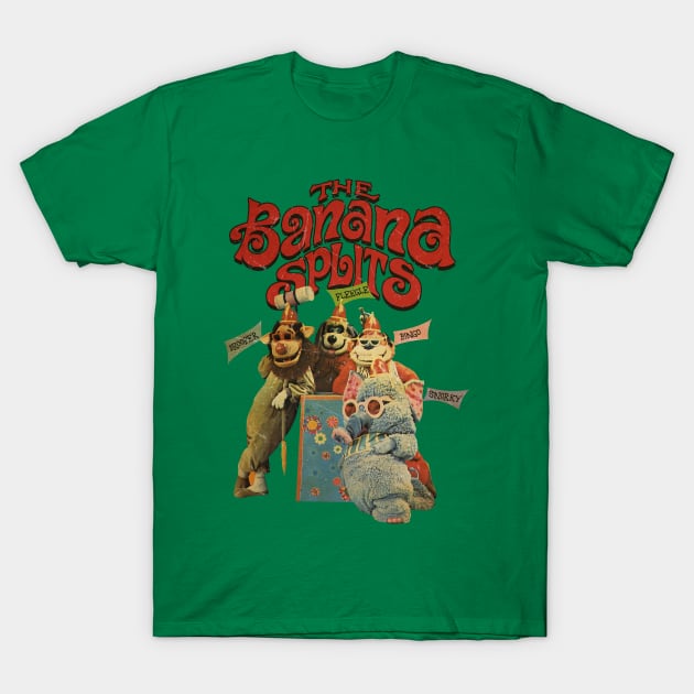 VINTAGE THE BANANA SPLITS TEAM T-Shirt by bospizza99